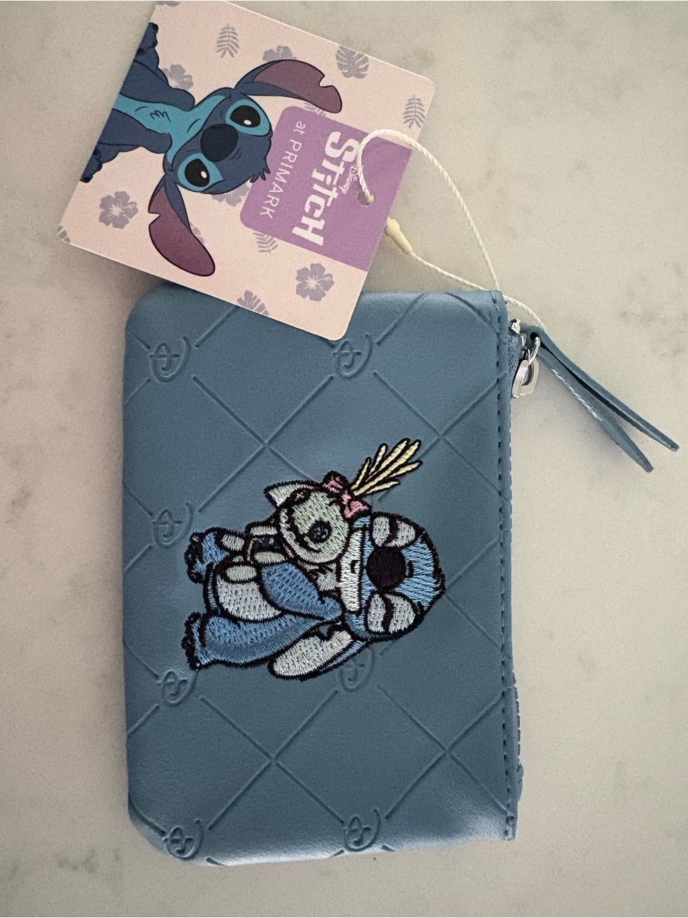Primark Blue Stitch mini pouch